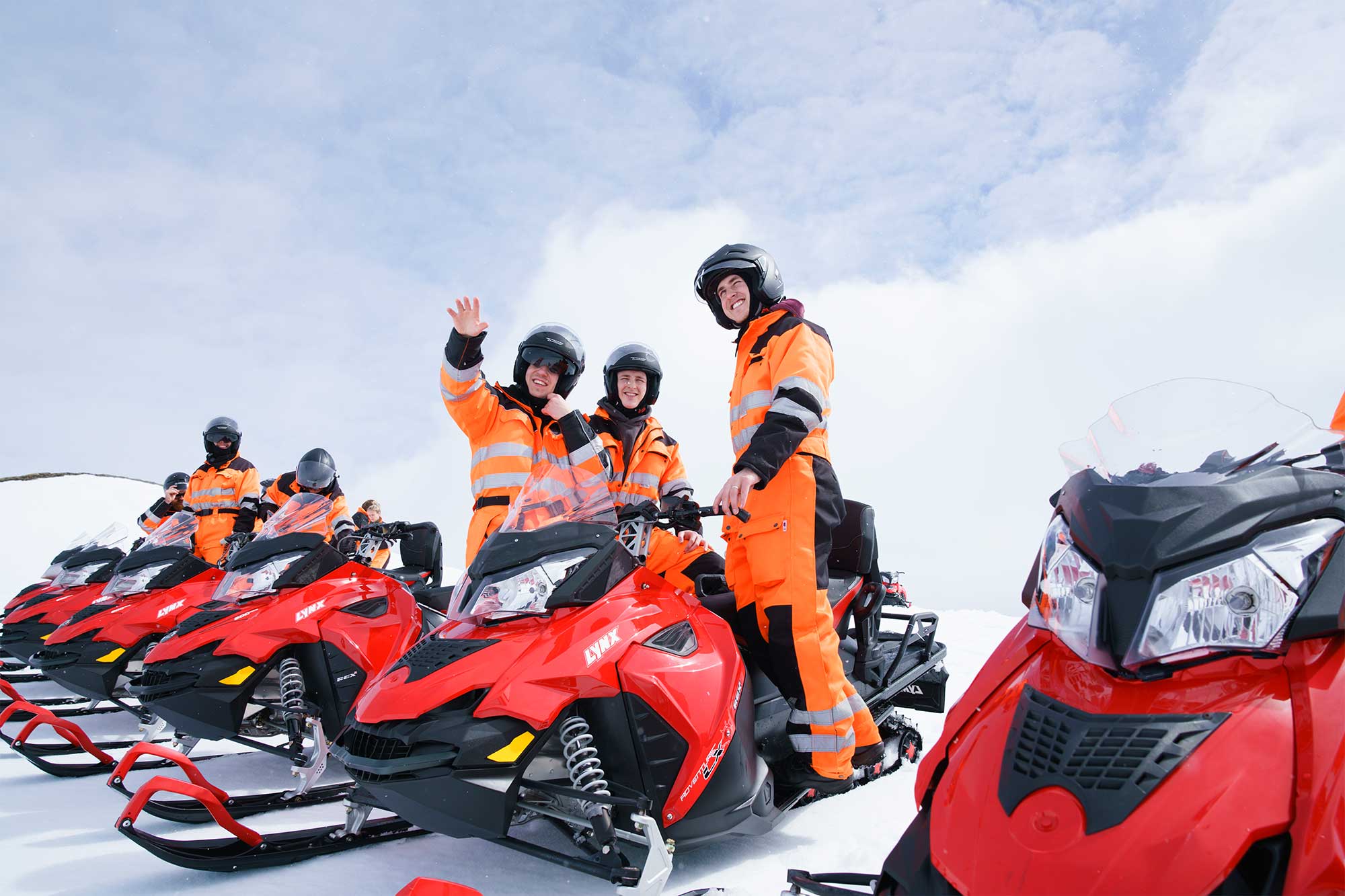 Glacier Snowmobiling from Geysir Area