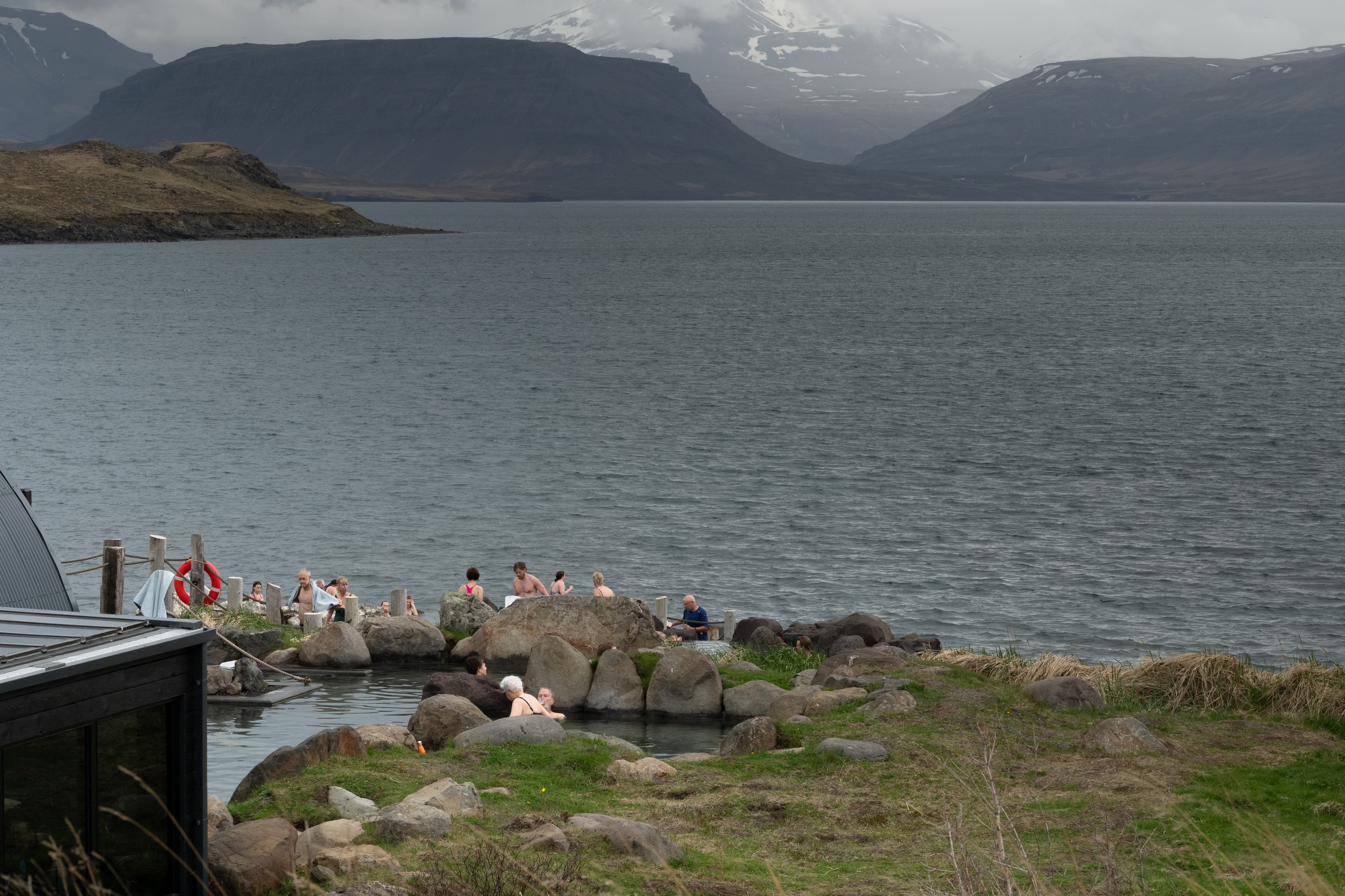 Borgarfjörður, Silver circle in SuperJeep: lava tunnel and hot spring - photo 14