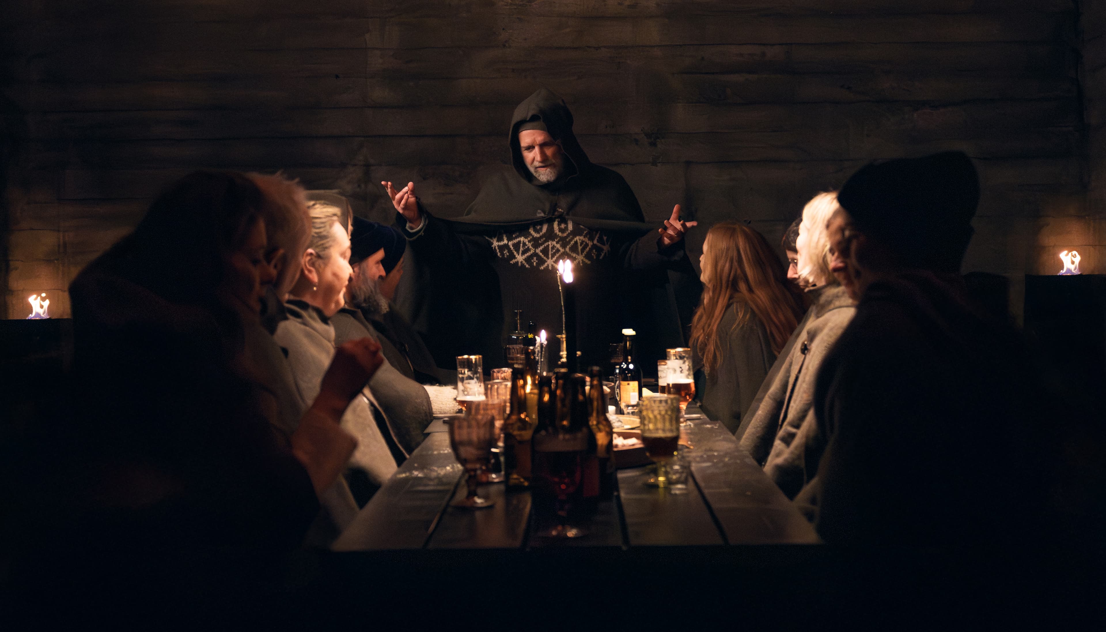 Private South Coast Tour and Viking Story Night with Icelandic Tasting
