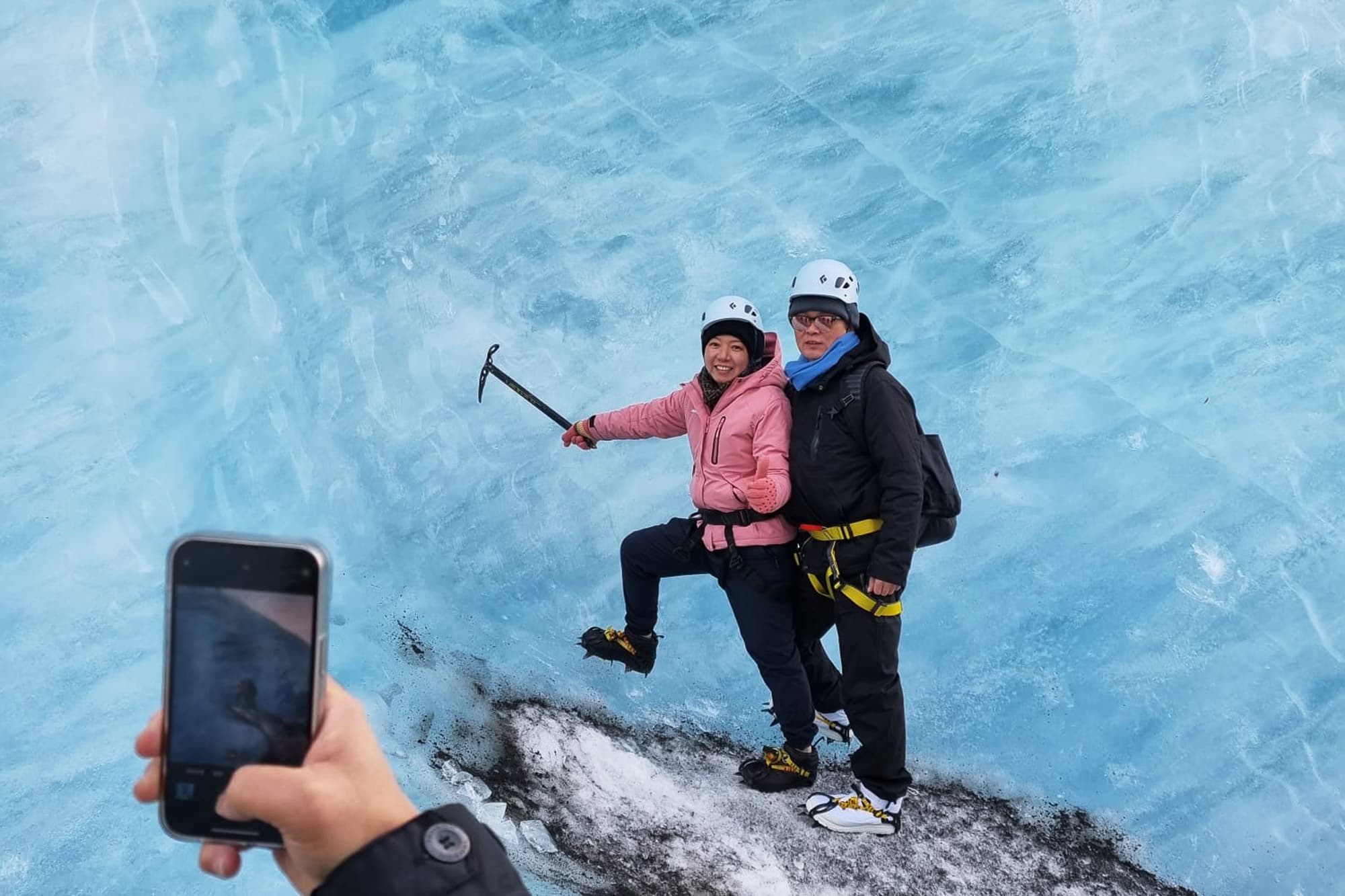 Glacier Hike, South Coast Waterfall & Black Sand Beach