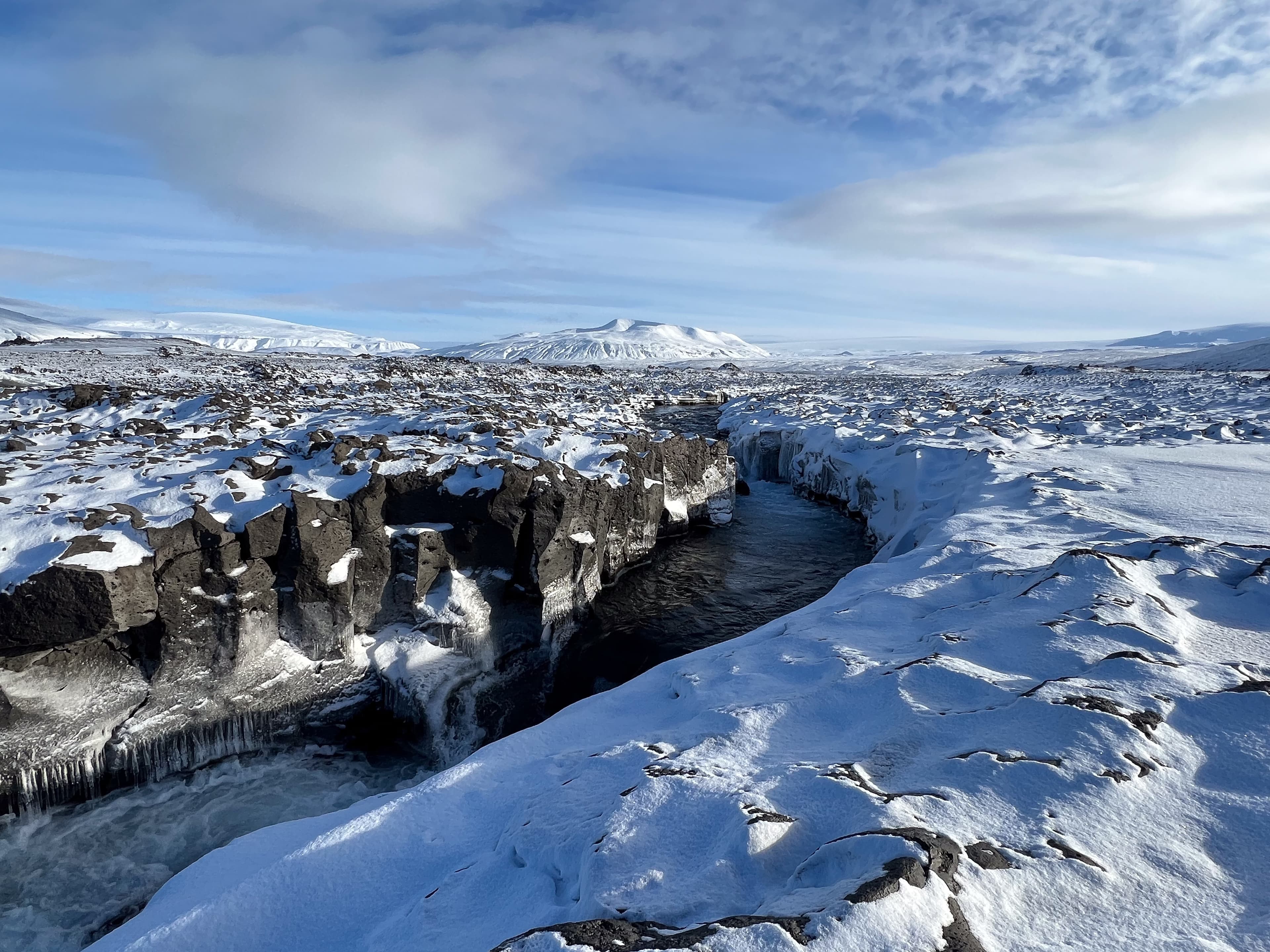 Iceland in a nutshell, Borgarfjordur, Husafell, Lava waterfall, glacier. - photo 13