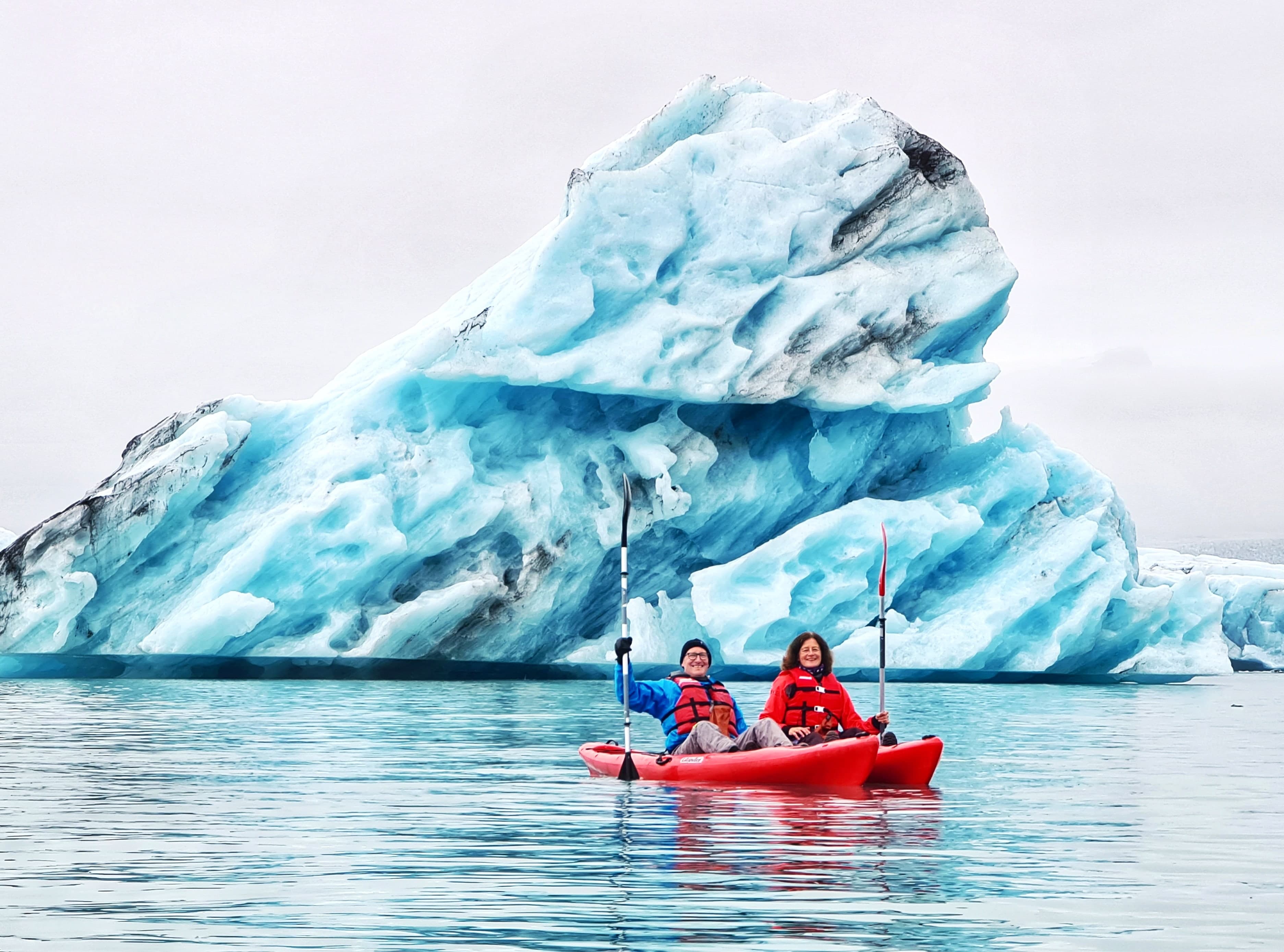 Kayaking at The Glacier Lagoon  - photo 16