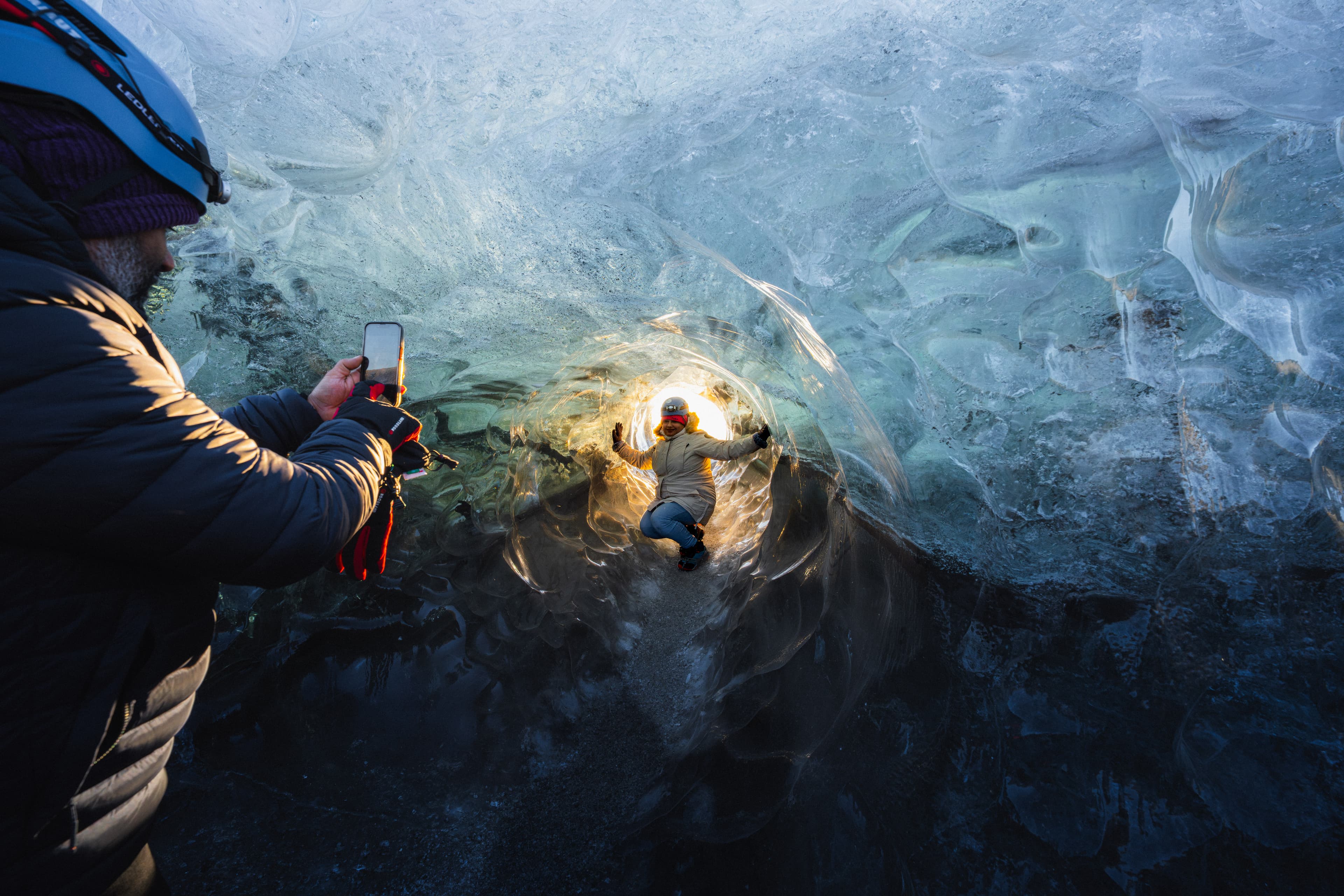 Crystal Ice Cave Tour