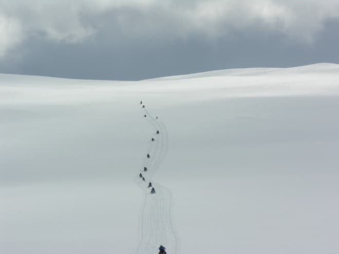 Glacier Snowmobiling from Geysir Area - photo 2