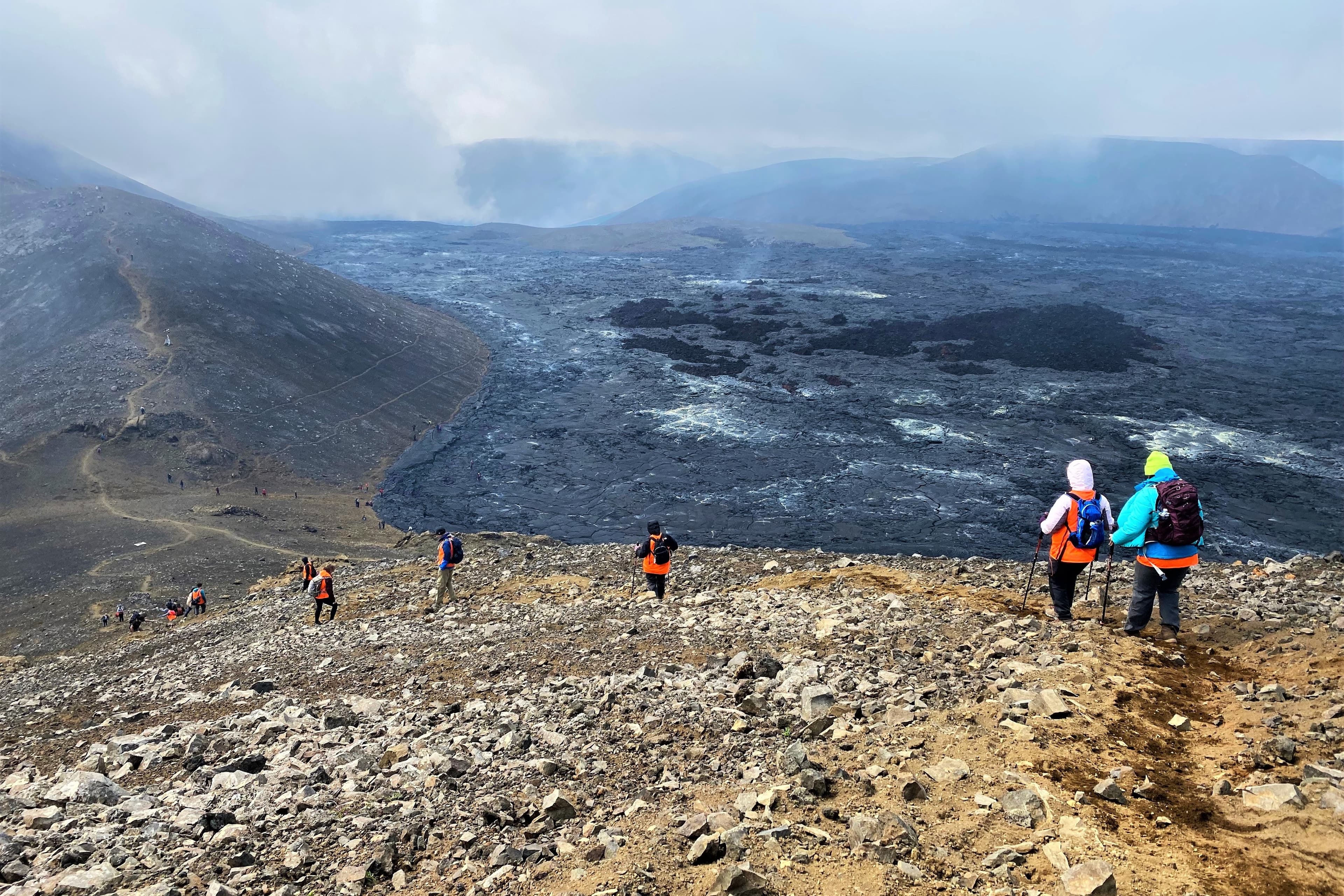 Hike to Volcanic Eruption Sites & Reykjanes Tour