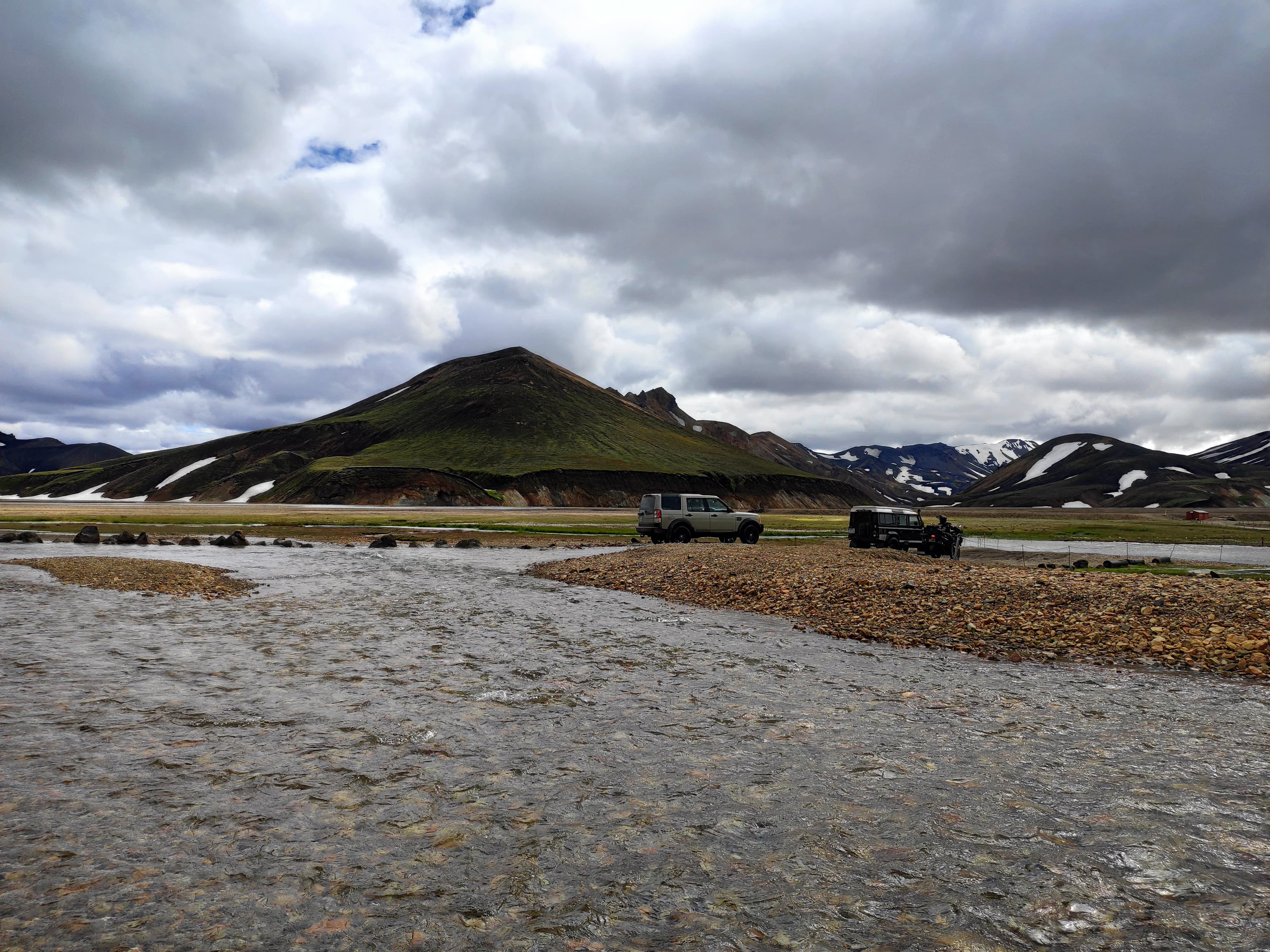 Bus transfer from Landmannalaugar to Hella / Reykjavik
