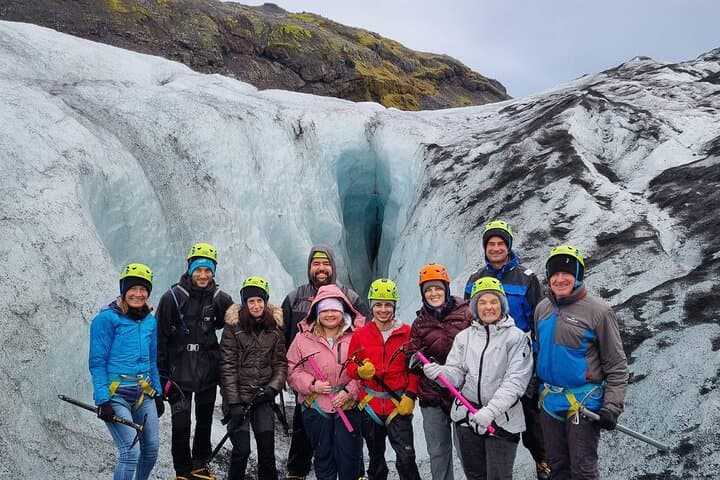 Glacier Hike, South Coast Waterfall, Black Sand Beach and Sky Lagoon - photo 8