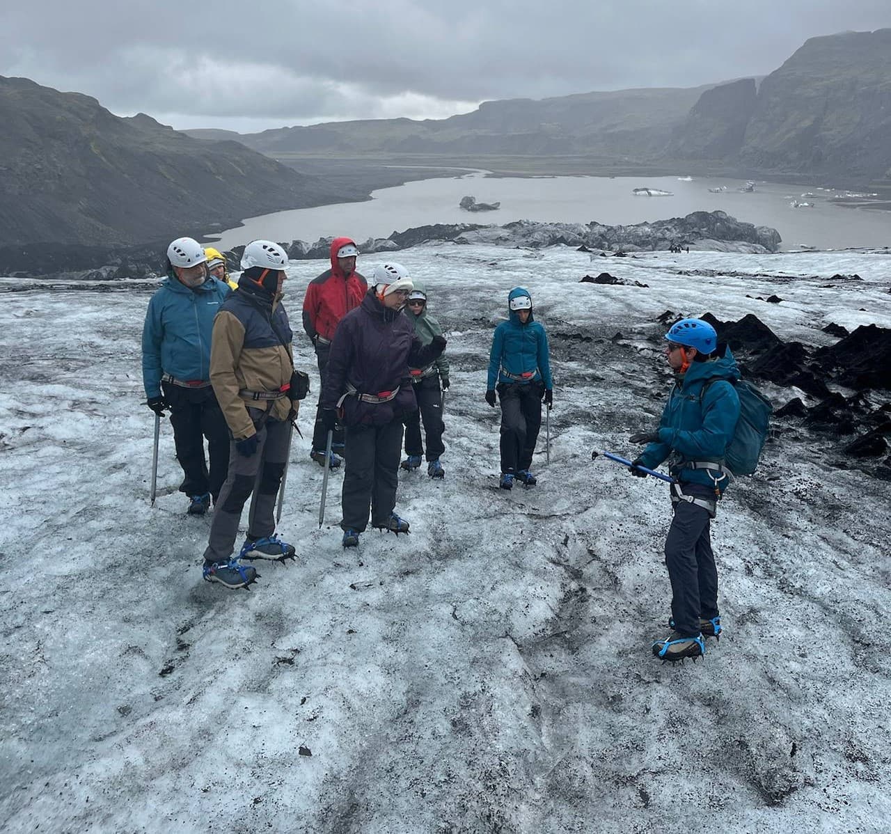 Solheimajokull Glacier Guided Hiking Small Group Tour - photo 11