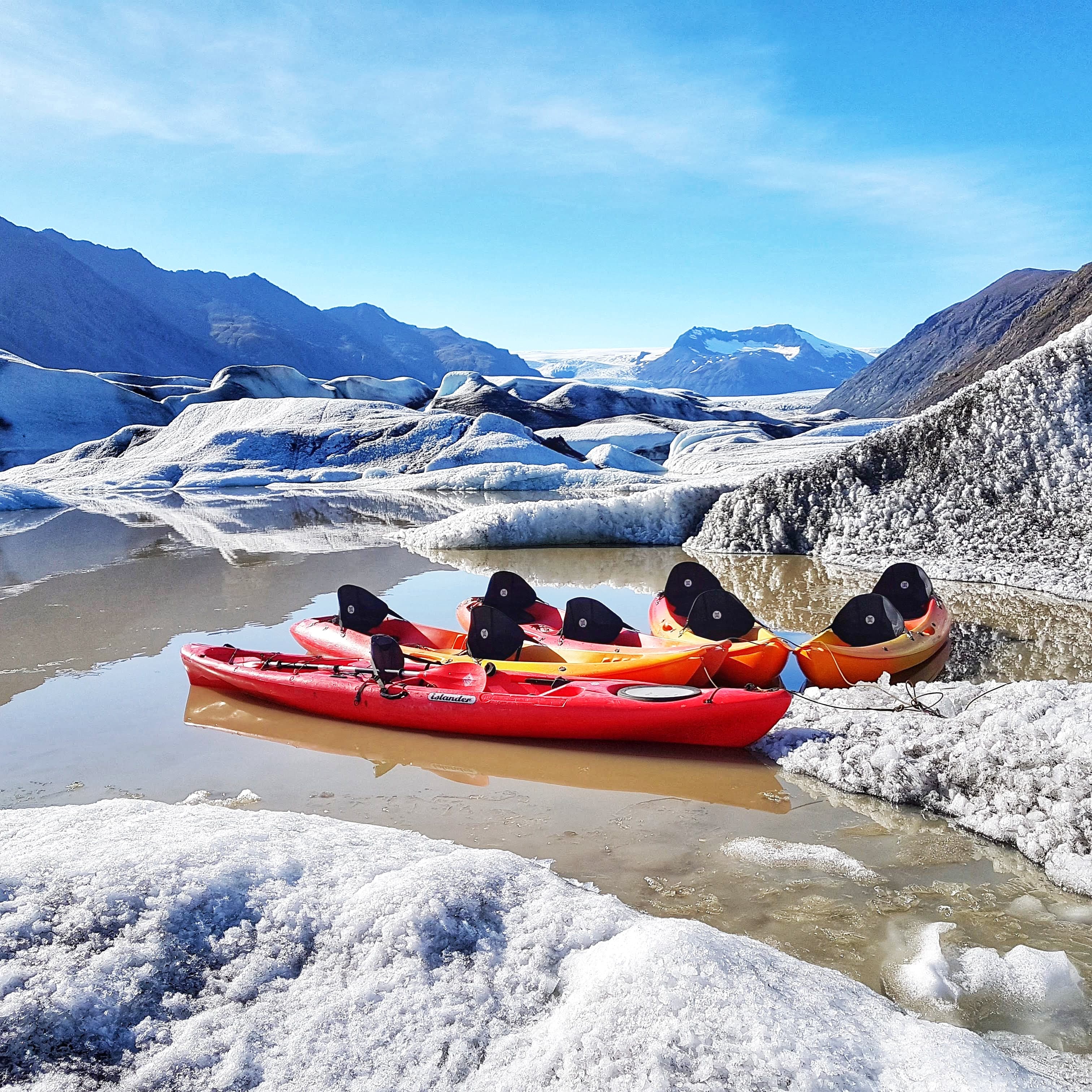 Glacier Kayak Adventure at Heinabergslón - photo 9