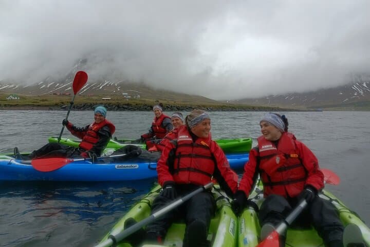 Guided kayak tour in Siglufjörður / Siglufjordur. - photo 9