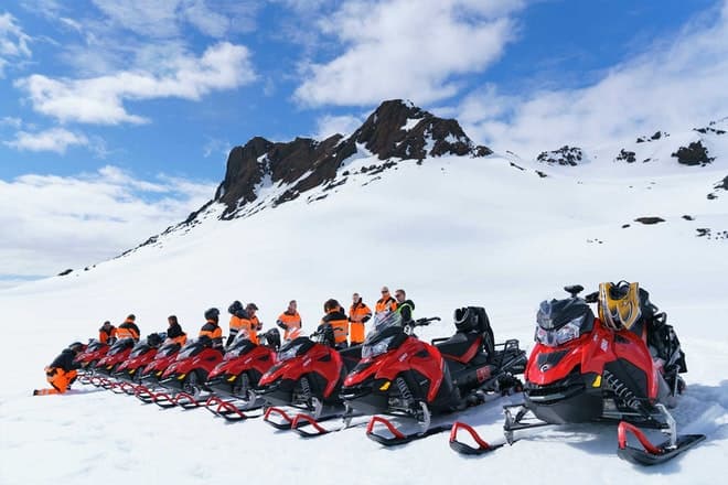 Glacier Snowmobiling from Geysir Area - photo 4