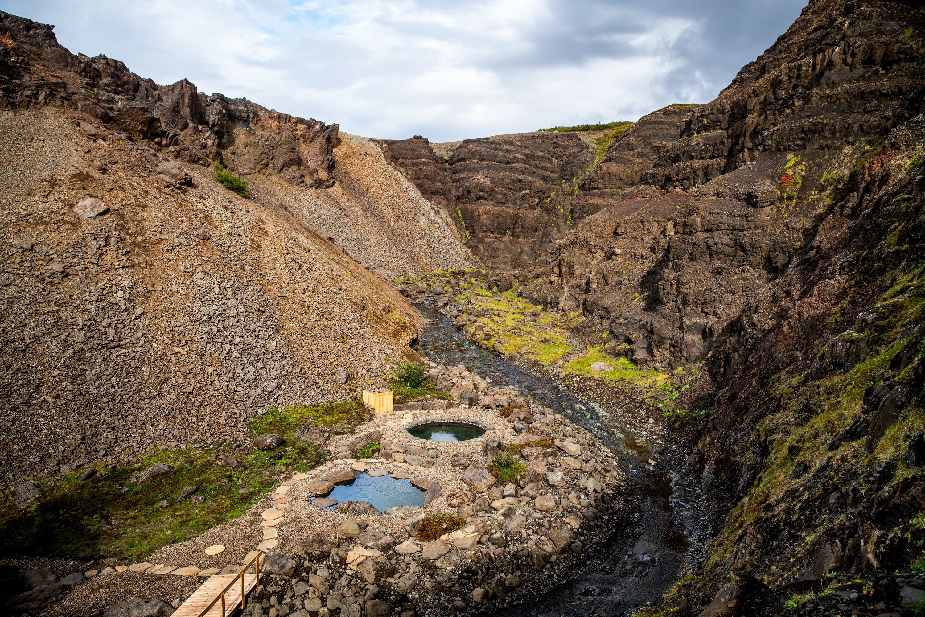 Husafell Canyon Baths Evening Private Tour