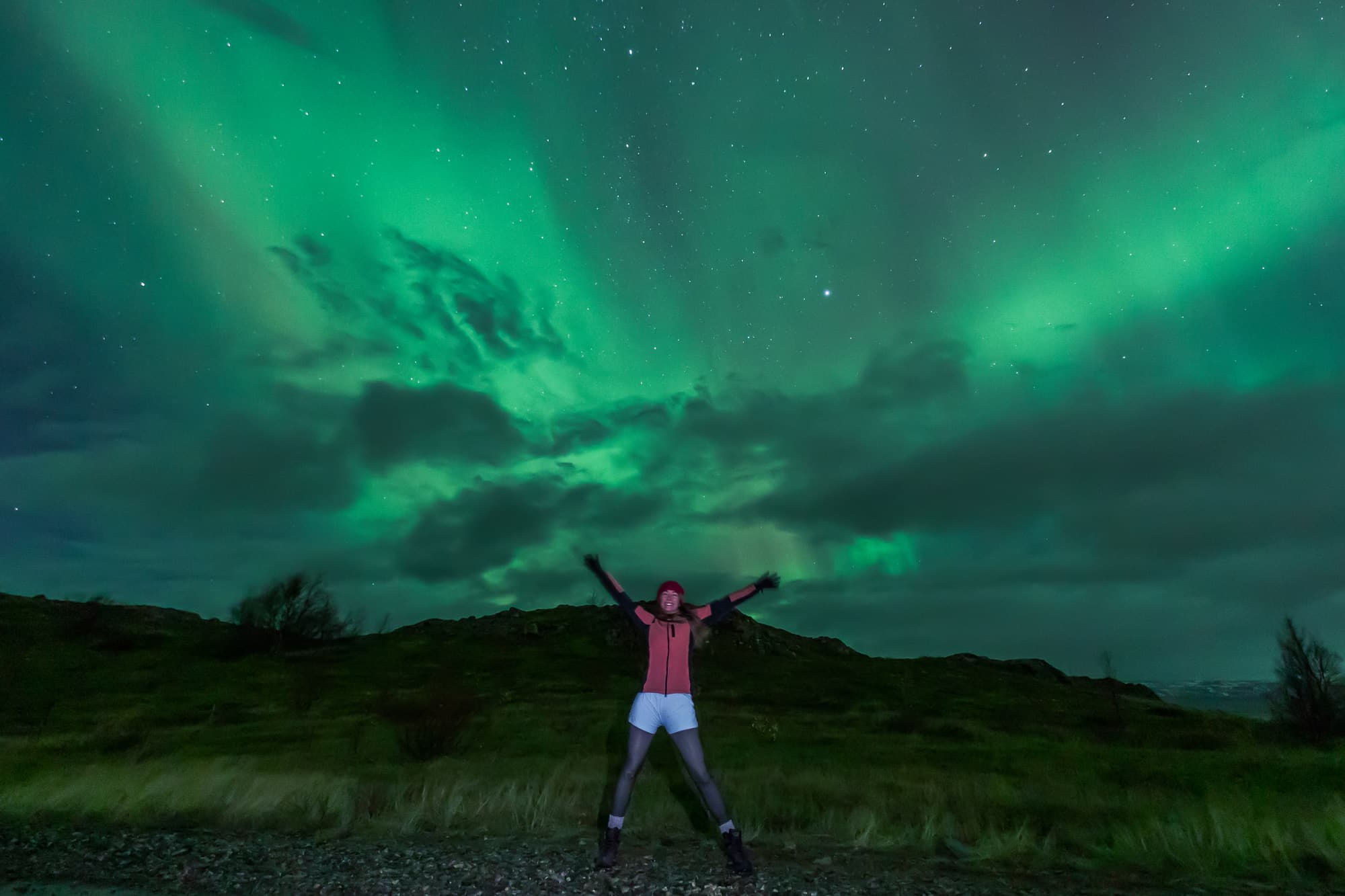 Northern Lights in Mini Bus with Local Pastries, Hot Chocolate and Photos - photo 7