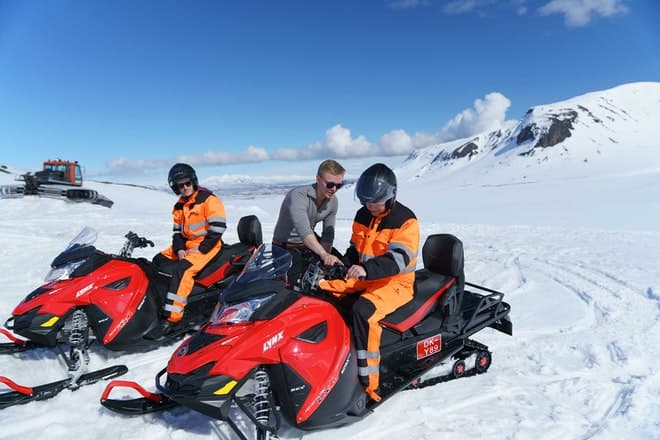 Glacier Snowmobiling from Reykjavík