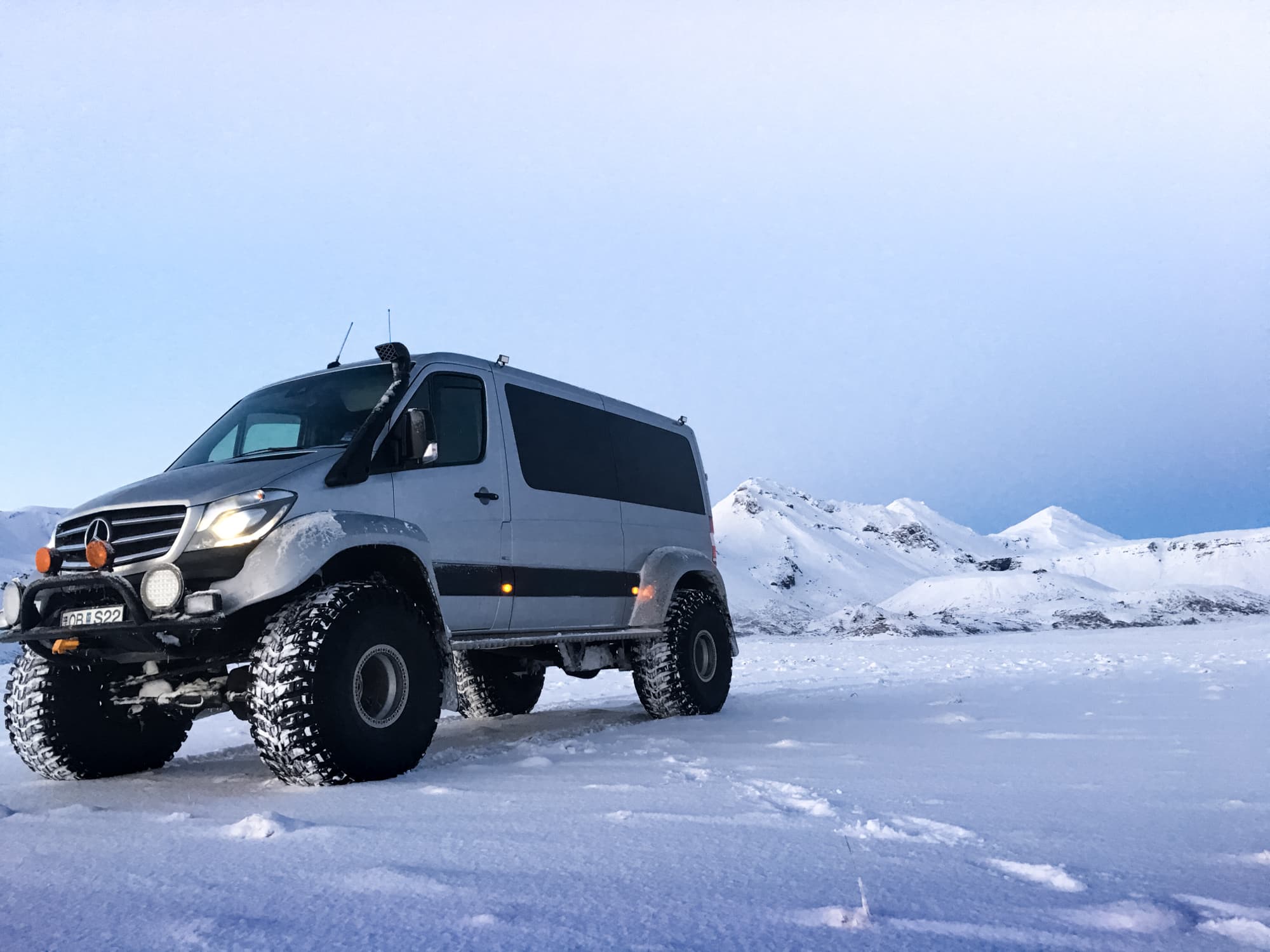 Glacier Snowmobiling & Ice Cave from Geysir Area