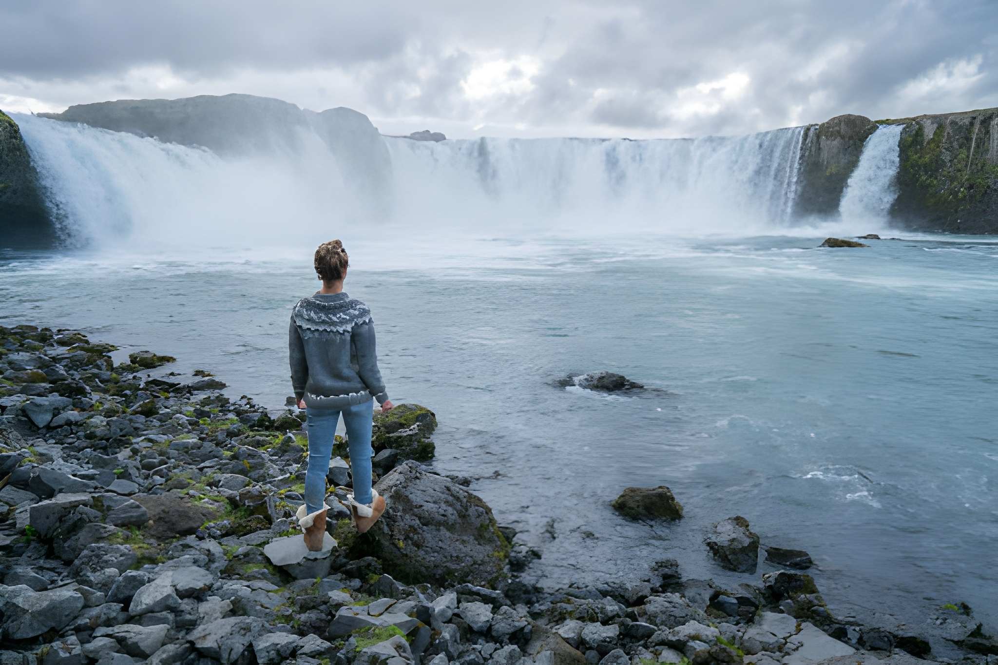 Akureyri Port: Small Group Godafoss Waterfall and Laufas Turf House Tour