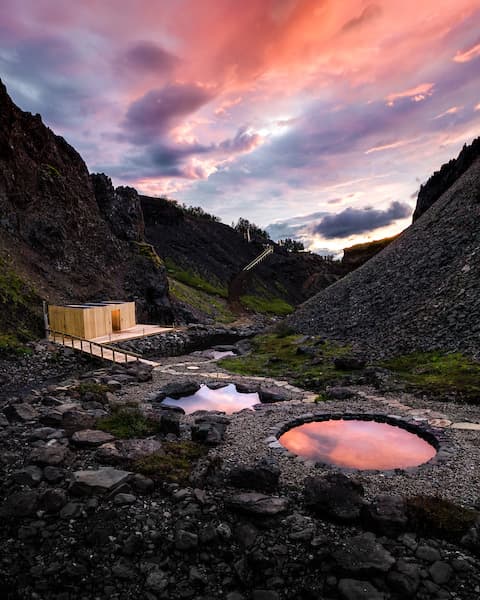 Husafell Canyon Baths